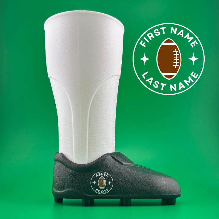 Custom Text - Football Cleat Cup
